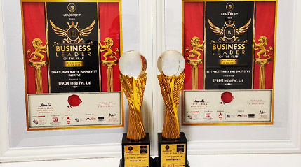 EFKON India wins Business Leader Awards 2021 under Smart City Category
